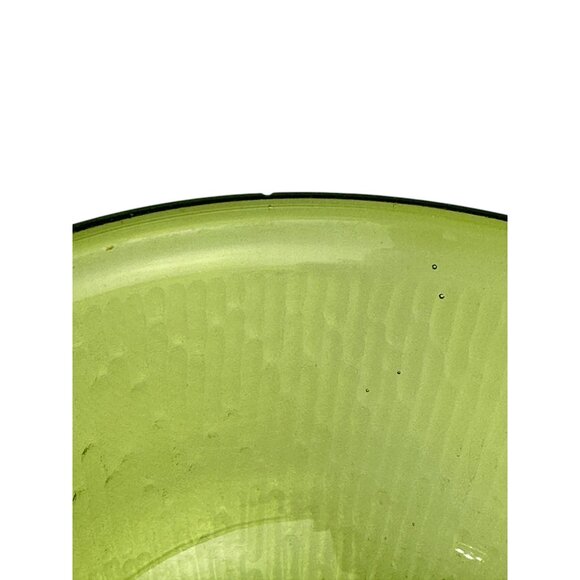 Bartlett Collins Old Hickory Green Glass Mixing Bowl Small Size Textured Vintage - Picture 2 of 16